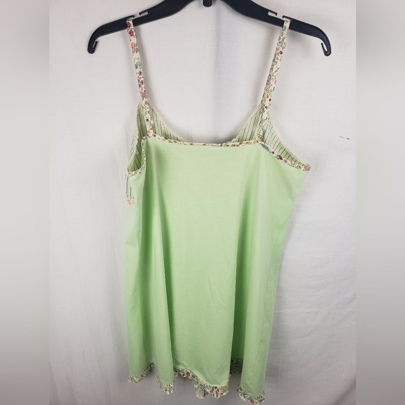 Secret Treasures Green Spagetti Strap Gown Sz L - Picture 4 of 8